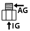 Резьбовой переходник(IG + AG)